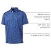 image:imageM MAELREG Boys Polo Shirt Short Sleeve Performance Dry Fit Stretch Funny Print Active Casual Collared Golf Shirts for BoyBlue Molecular Structure