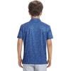 image:imageM MAELREG Boys Polo Shirt Short Sleeve Performance Dry Fit Stretch Funny Print Active Casual Collared Golf Shirts for BoyBlue Molecular Structure