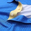 image:imageM MAELREG Boys Polo Shirt Short Sleeve Performance Dry Fit Stretch Funny Print Active Casual Collared Golf Shirts for BoyBlue Swordfish