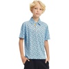 image:imageM MAELREG Boys Polo Shirt Short Sleeve Performance Dry Fit Stretch Funny Print Active Casual Collared Golf Shirts for BoyBlue Triathlon