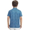 image:imageM MAELREG Boys Polo Shirt Short Sleeve Performance Dry Fit Stretch Funny Print Active Casual Collared Golf Shirts for BoyBlue White Butterfly