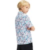 image:imageM MAELREG Boys Polo Shirt Short Sleeve Performance Dry Fit Stretch Funny Print Active Casual Collared Golf Shirts for BoyColorful Plants