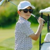 image:imageM MAELREG Boys Polo Shirt Short Sleeve Performance Dry Fit Stretch Funny Print Active Casual Collared Golf Shirts for BoyColorful Plants