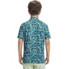 image:imageM MAELREG Boys Polo Shirt Short Sleeve Performance Dry Fit Stretch Funny Print Active Casual Collared Golf Shirts for BoyDark Green Leaf