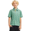 image:imageM MAELREG Boys Polo Shirt Short Sleeve Performance Dry Fit Stretch Funny Print Active Casual Collared Golf Shirts for BoyGreen Rugby