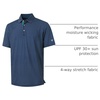 image:imageM MAELREG Boys Polo Shirt Short Sleeve Performance Dry Fit Stretch Funny Print Active Casual Collared Golf Shirts for BoyGreen Seahorse