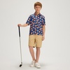 image:imageM MAELREG Boys Polo Shirt Short Sleeve Performance Dry Fit Stretch Funny Print Active Casual Collared Golf Shirts for BoyHot Dog