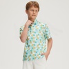 image:imageM MAELREG Boys Polo Shirt Short Sleeve Performance Dry Fit Stretch Funny Print Active Casual Collared Golf Shirts for BoyLeaves Pineapple