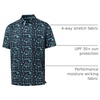 image:imageM MAELREG Boys Polo Shirt Short Sleeve Performance Dry Fit Stretch Funny Print Active Casual Collared Golf Shirts for BoyNavy Ocean Beach