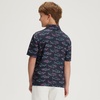 image:imageM MAELREG Boys Polo Shirt Short Sleeve Performance Dry Fit Stretch Funny Print Active Casual Collared Golf Shirts for BoyOmbre Shark