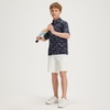 image:imageM MAELREG Boys Polo Shirt Short Sleeve Performance Dry Fit Stretch Funny Print Active Casual Collared Golf Shirts for BoyOmbre Shark