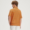 image:imageM MAELREG Boys Polo Shirt Short Sleeve Performance Dry Fit Stretch Funny Print Active Casual Collared Golf Shirts for BoyOrange Cactus