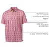 image:imageM MAELREG Boys Polo Shirt Short Sleeve Performance Dry Fit Stretch Funny Print Active Casual Collared Golf Shirts for BoyPink Donut