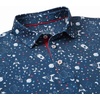 image:imageM MAELREG Boys Polo Shirt Short Sleeve Performance Dry Fit Stretch Funny Print Active Casual Collared Golf Shirts for BoySpace Rocket