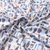 image:imageM MAELREG Boys Polo Shirt Short Sleeve Performance Dry Fit Stretch Funny Print Active Casual Collared Golf Shirts for BoyWhite Orange Picnic