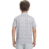image:imageM MAELREG Boys Polo Shirt Short Sleeve Performance Dry Fit Stretch Funny Print Active Casual Collared Golf Shirts for BoyWhite Orange Picnic
