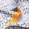 image:imageM MAELREG Boys Polo Shirt Short Sleeve Performance Dry Fit Stretch Funny Print Active Casual Collared Golf Shirts for BoyWhite Orange Picnic