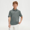 image:imageM MAELREG Boys Polo Shirt Youth Short Sleeve Performance Clothes Dry Fit Stretch Active Casual Collared Kids Golf ShirtsGrey