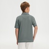 image:imageM MAELREG Boys Polo Shirt Youth Short Sleeve Performance Clothes Dry Fit Stretch Active Casual Collared Kids Golf ShirtsGrey