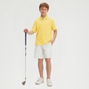image:imageM MAELREG Boys Polo Shirt Youth Short Sleeve Performance Clothes Dry Fit Stretch Active Casual Collared Kids Golf ShirtsYellow