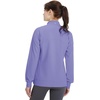image:imageM MAELREG Fleece Lined Jacket Women Mock Neck Performance WaterResistant Lightweight Stretch Athletic Jackets with PocketsLavender