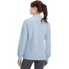 image:imageM MAELREG Fleece Lined Jacket Women Mock Neck Performance WaterResistant Lightweight Stretch Athletic Jackets with PocketsLight Grayish Blue