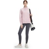 image:imageM MAELREG Fleece Lined Jacket Women Mock Neck Performance WaterResistant Lightweight Stretch Athletic Jackets with PocketsLight Purple