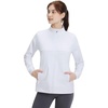 image:imageM MAELREG Fleece Lined Jacket Women Mock Neck Performance WaterResistant Lightweight Stretch Athletic Jackets with PocketsWhite