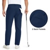image:imageM MAELREG Golf Pants Men Fleece Lined 303234 HeatTech Dress Pants for Men WaterResistant Stretch Warm Winter TrousersNavy