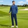 image:imageM MAELREG Golf Pants Men Fleece Lined 303234 HeatTech Dress Pants for Men WaterResistant Stretch Warm Winter TrousersNavy