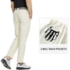 image:imageM MAELREG Golf Pants Men Quick Dry  303234 Stretch Lightweight 5 Pockets WaterResistant Casual Mens Dress PantsBeige