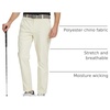image:imageM MAELREG Golf Pants Men Quick Dry  303234 Stretch Lightweight 5 Pockets WaterResistant Casual Mens Dress PantsBeige