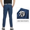 image:imageM MAELREG Golf Pants Men Quick Dry  303234 Stretch Lightweight 5 Pockets WaterResistant Casual Mens Dress PantsBlue Indigo