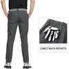 image:imageM MAELREG Golf Pants Men Quick Dry  303234 Stretch Lightweight 5 Pockets WaterResistant Casual Mens Dress PantsDark Grey