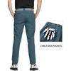 image:imageM MAELREG Golf Pants Men Quick Dry  303234 Stretch Lightweight 5 Pockets WaterResistant Casual Mens Dress PantsDark Teal