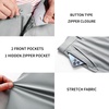 image:imageM MAELREG Golf Pants Men Quick Dry  303234 Stretch Lightweight 5 Pockets WaterResistant Casual Mens Dress PantsGlacier Grey
