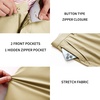 image:imageM MAELREG Golf Pants Men Quick Dry  303234 Stretch Lightweight 5 Pockets WaterResistant Casual Mens Dress PantsKhaki