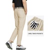 image:imageM MAELREG Golf Pants Men Quick Dry  303234 Stretch Lightweight 5 Pockets WaterResistant Casual Mens Dress PantsLight Khaki