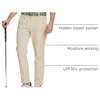 image:imageM MAELREG Golf Pants Men Quick Dry  303234 Stretch Lightweight 5 Pockets WaterResistant Casual Mens Dress PantsLight Khaki