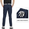 image:imageM MAELREG Golf Pants Men Quick Dry  303234 Stretch Lightweight 5 Pockets WaterResistant Casual Mens Dress PantsNavy