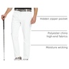 image:imageM MAELREG Golf Pants Men Quick Dry  303234 Stretch Lightweight 5 Pockets WaterResistant Casual Mens Dress PantsWhite