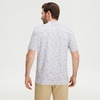 image:imageM MAELREG Golf Shirts for Men Collarless Performance Dry Fit Stretch Henley Casual Printed Mens Polo Shirts Short SleeveBrown Grey Camo