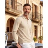 image:imageM MAELREG Golf Shirts for Men Dry Fit Moisture Wicking Collared Polo ShirtsLight Khaki
