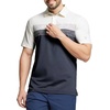 image:imageM MAELREG Golf Shirts for Men Dry Fit Performance Chest Print Color Block Moisture Wicking Casual Short Sleeve Polo ShirtsA Dark Grey