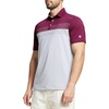 image:imageM MAELREG Golf Shirts for Men Dry Fit Performance Chest Print Color Block Moisture Wicking Casual Short Sleeve Polo ShirtsA Glacier Grey