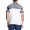 image:imageM MAELREG Golf Shirts for Men Dry Fit Performance Chest Print Color Block Moisture Wicking Casual Short Sleeve Polo ShirtsA White
