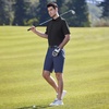 image:imageM MAELREG Golf Shirts for Men Dry Fit Performance Chest Print Color Block Moisture Wicking Casual Short Sleeve Polo ShirtsB Beryl Green