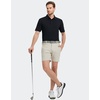 image:imageM MAELREG Golf Shirts for Men Dry Fit Performance Chest Print Color Block Moisture Wicking Casual Short Sleeve Polo ShirtsB Black