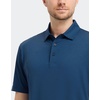 image:imageM MAELREG Golf Shirts for Men Dry Fit Performance Chest Print Color Block Moisture Wicking Casual Short Sleeve Polo ShirtsB Blue