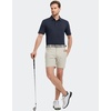 image:imageM MAELREG Golf Shirts for Men Dry Fit Performance Chest Print Color Block Moisture Wicking Casual Short Sleeve Polo ShirtsB Dark Grey